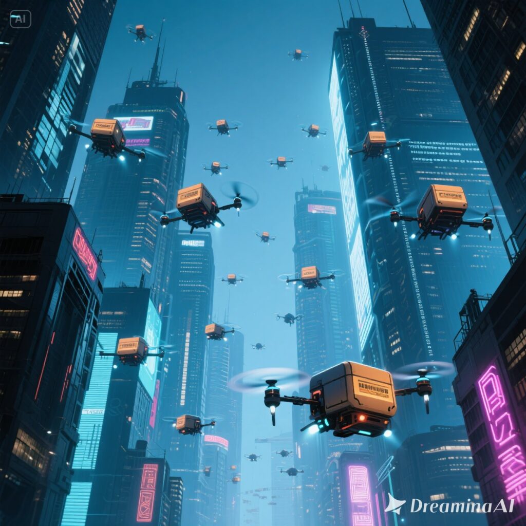 Drone Cargo: Transportasi Barang di Udara Kota Modern