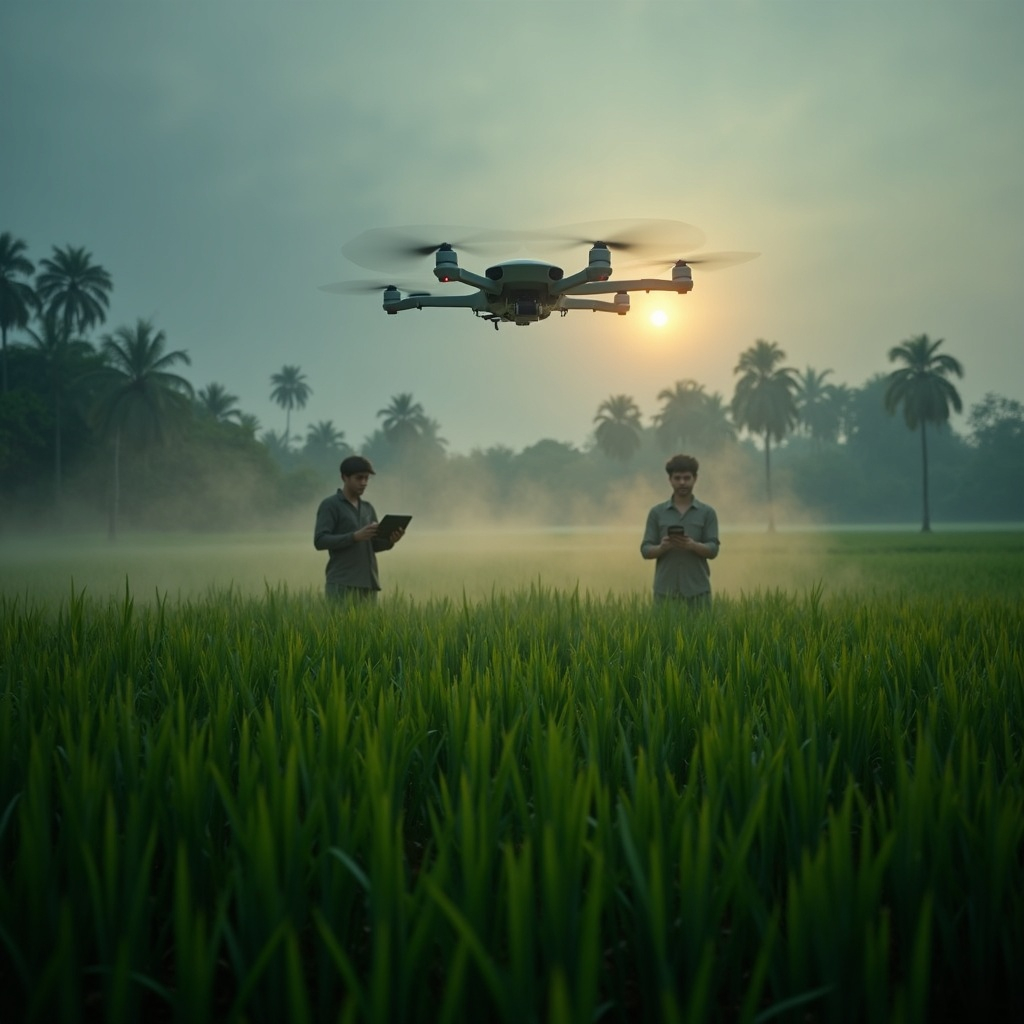 Drone Pertanian: Revolusi di Lahan Sawah